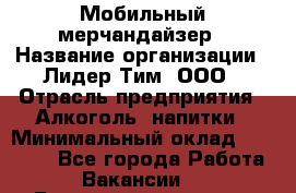 Мобильный мерчандайзер › Название организации ­ Лидер Тим, ООО › Отрасль предприятия ­ Алкоголь, напитки › Минимальный оклад ­ 19 500 - Все города Работа » Вакансии   . Башкортостан респ.,Баймакский р-н